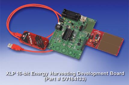 Microchip’s XLP Energy Harvesting development board